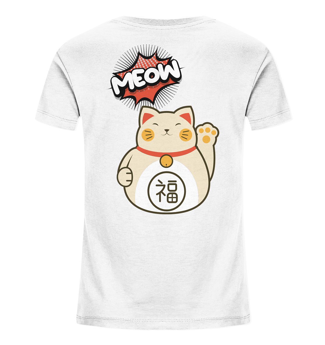 MEOW - Lucky Cat - Kids Organic Shirt