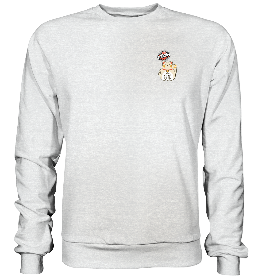 MEOW - Lucky Cat - Premium Sweatshirt