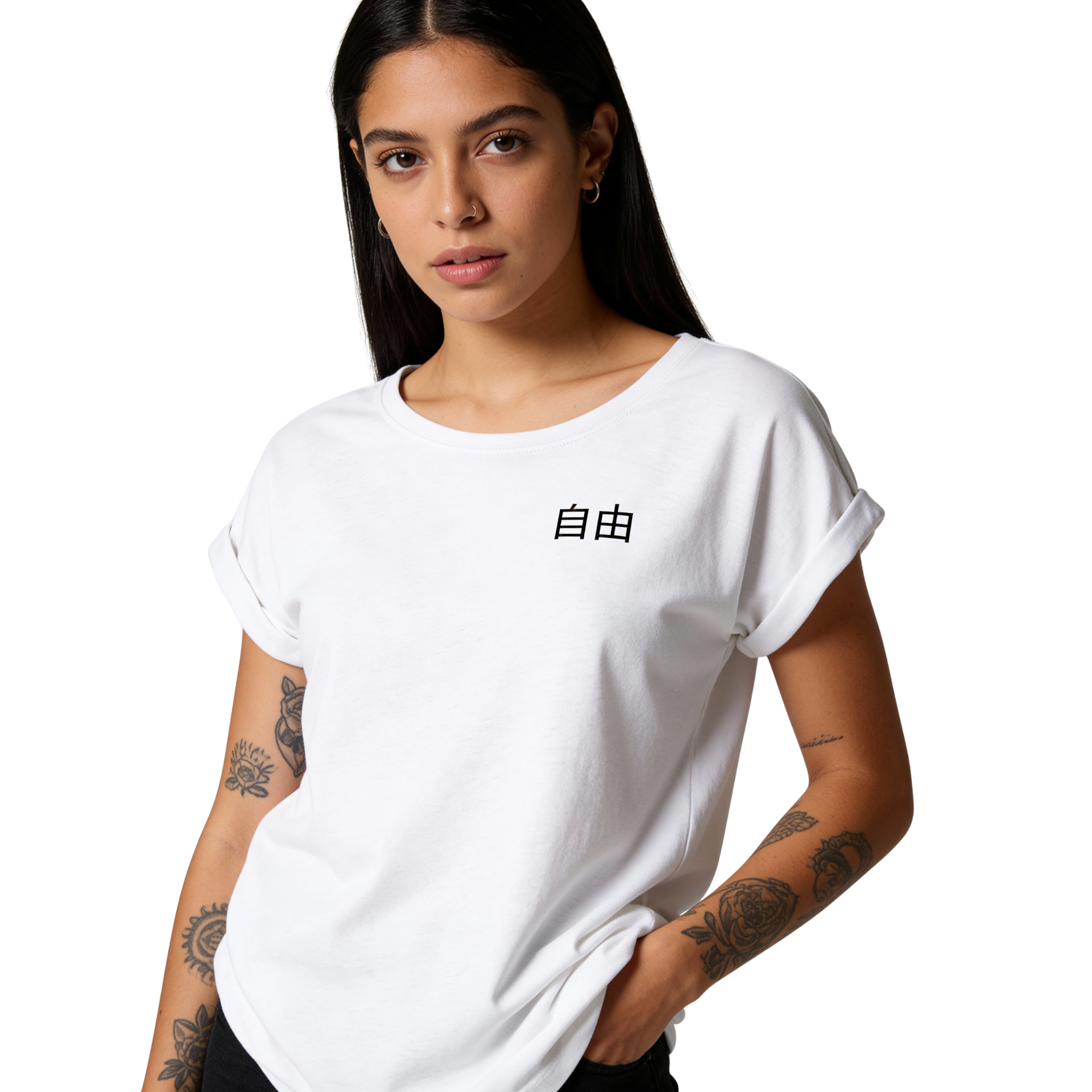 FREIHEIT 2.0 - Womens Extended Shoulder T-Shirt