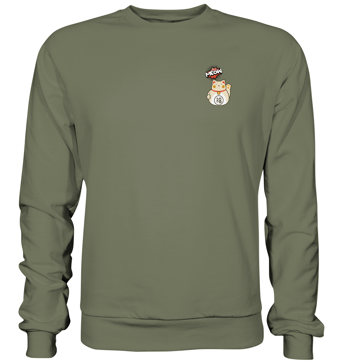 MEOW - Lucky Cat - Premium Sweatshirt